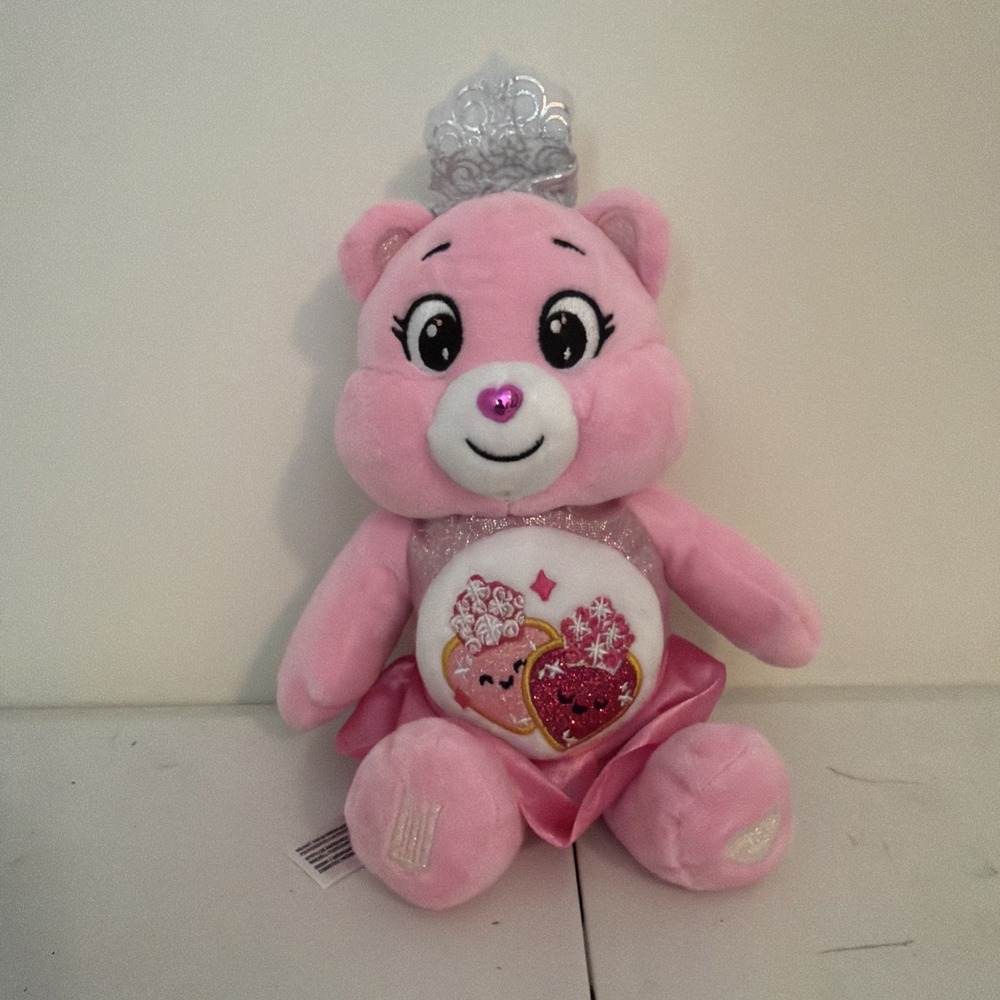 NEW 8" Inch Care Bears x Wicked Pink Love-A-Lot Bear as Glinda The Good Witch